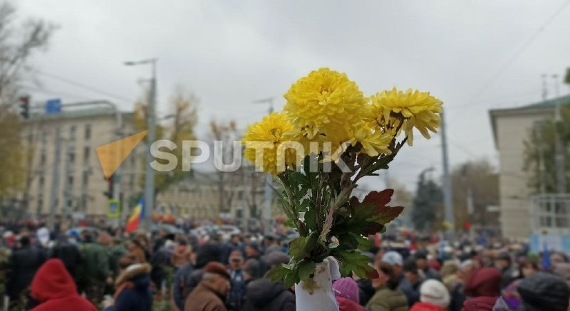 Rassemblement antigouvernemental à Chisinau